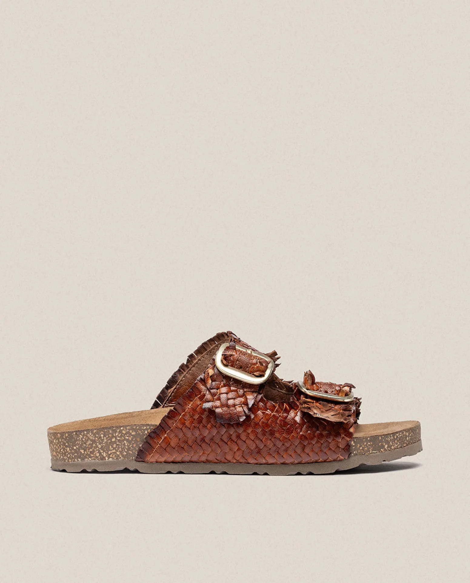 Flat Sandal JERBA-143 Brown
