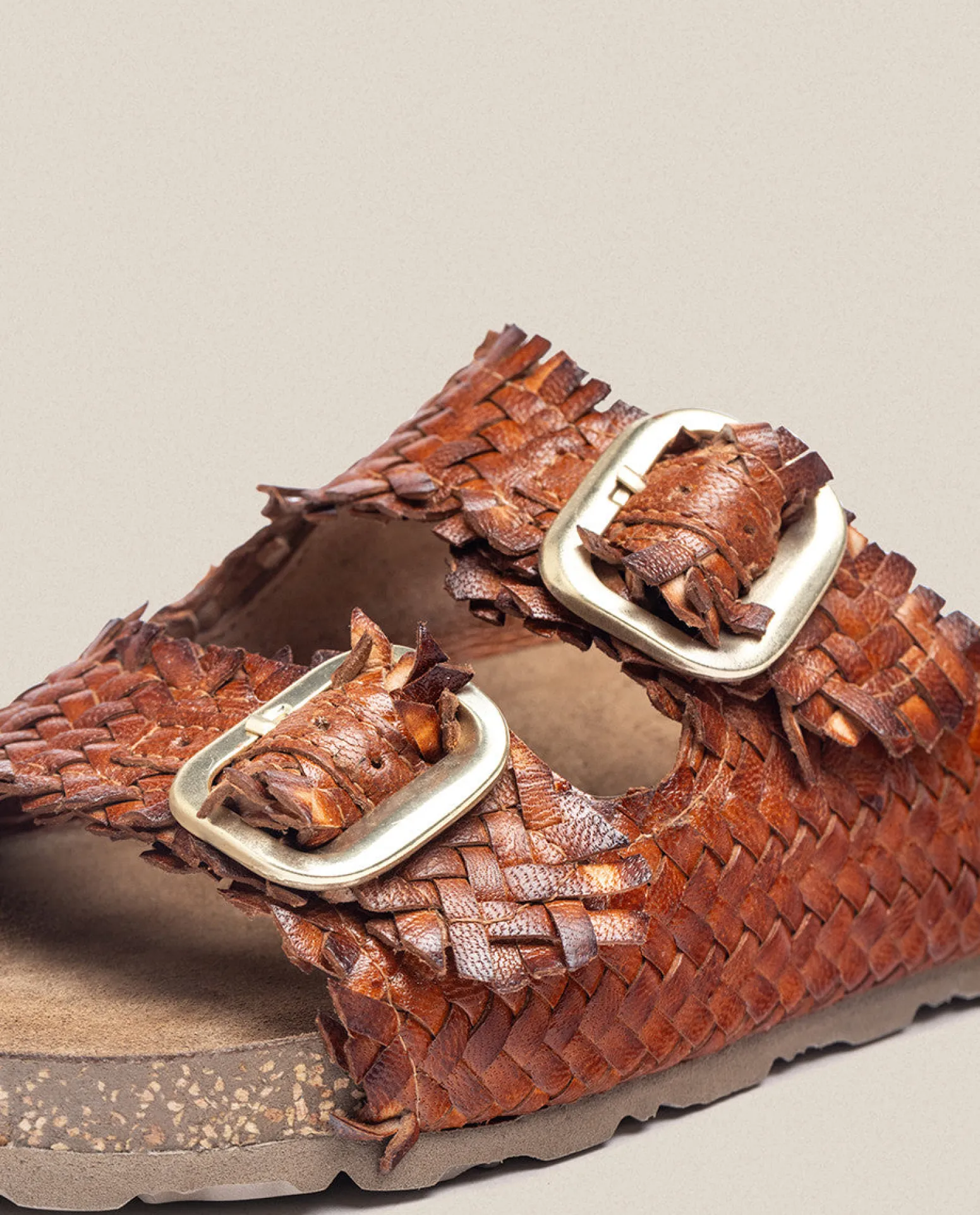 Flat Sandal JERBA-143 Brown