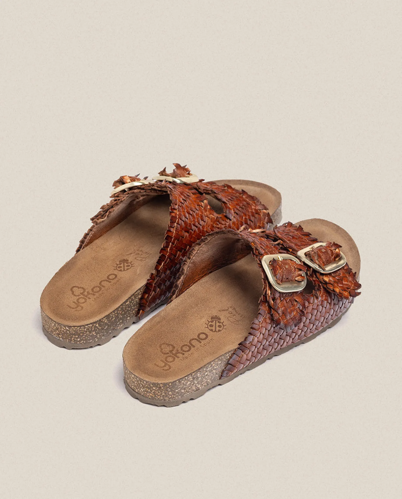 Flat Sandal JERBA-143 Brown