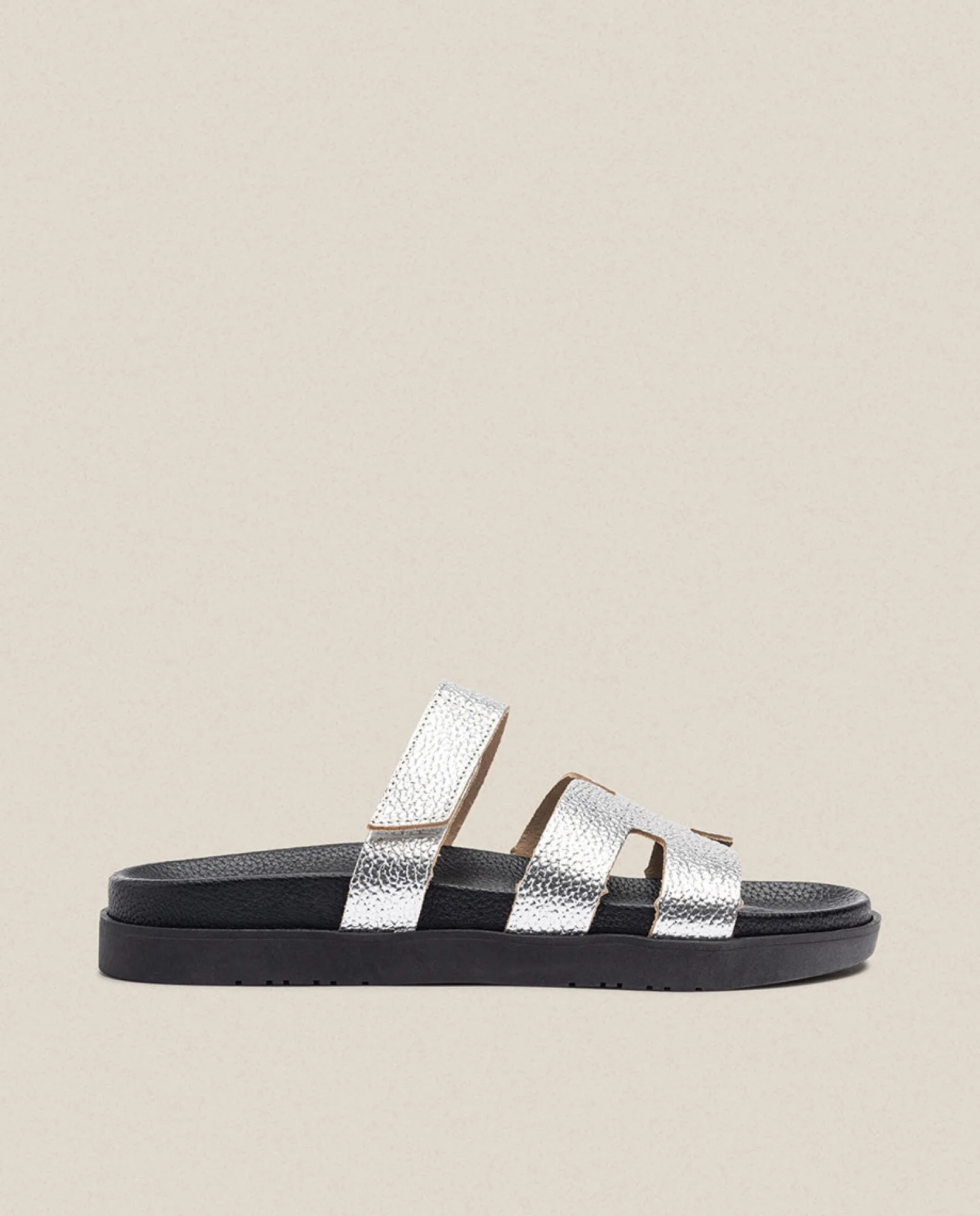 Flat Sandal MORENA-125 Silver