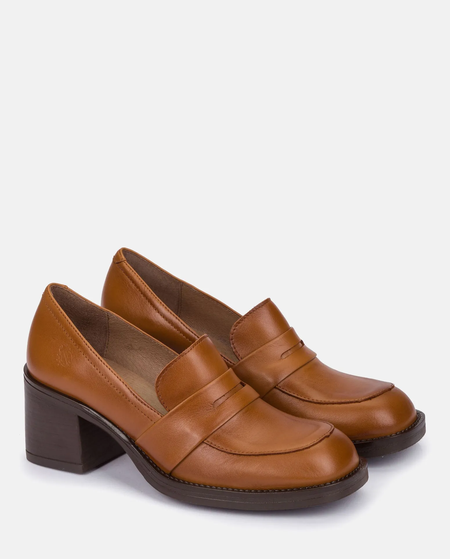Heeled Shoe LANDAS-001 Brown